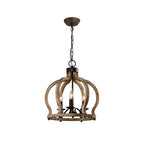 Vivinir Suspension Vintage Industrielle Aura Farmhouse en Bois et Métal - Neutralighting