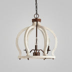 Vivinir Suspension Vintage Industrielle Aura Farmhouse en Bois et Métal - Neutralighting
