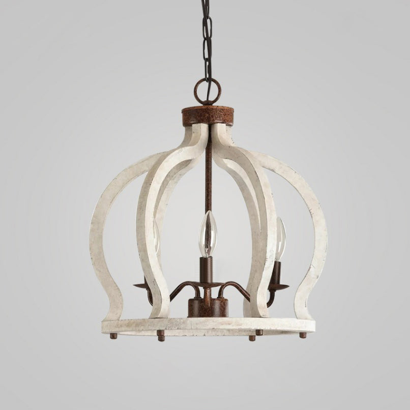 Vivinir Suspension Vintage Industrielle Aura Farmhouse en Bois et Métal - Neutralighting