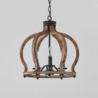 Vivinir Suspension Vintage Industrielle Aura Farmhouse en Bois et Métal - Neutralighting