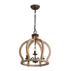 Vivinir Suspension Vintage Industrielle Aura Farmhouse en Bois et Métal - Neutralighting