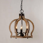 Vivinir Suspension Vintage Industrielle Aura Farmhouse en Bois et Métal - Neutralighting
