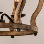 Vivinir Suspension Vintage Industrielle Aura Farmhouse en Bois et Métal - Neutralighting