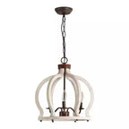 Vivinir Suspension Vintage Industrielle Aura Farmhouse en Bois et Métal - Neutralighting