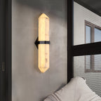 Lustra Applique Murale Alabastre Laiton pour Chambre - Neutralighting