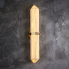 Lustra Applique Murale Alabastre Laiton pour Chambre - Neutralighting