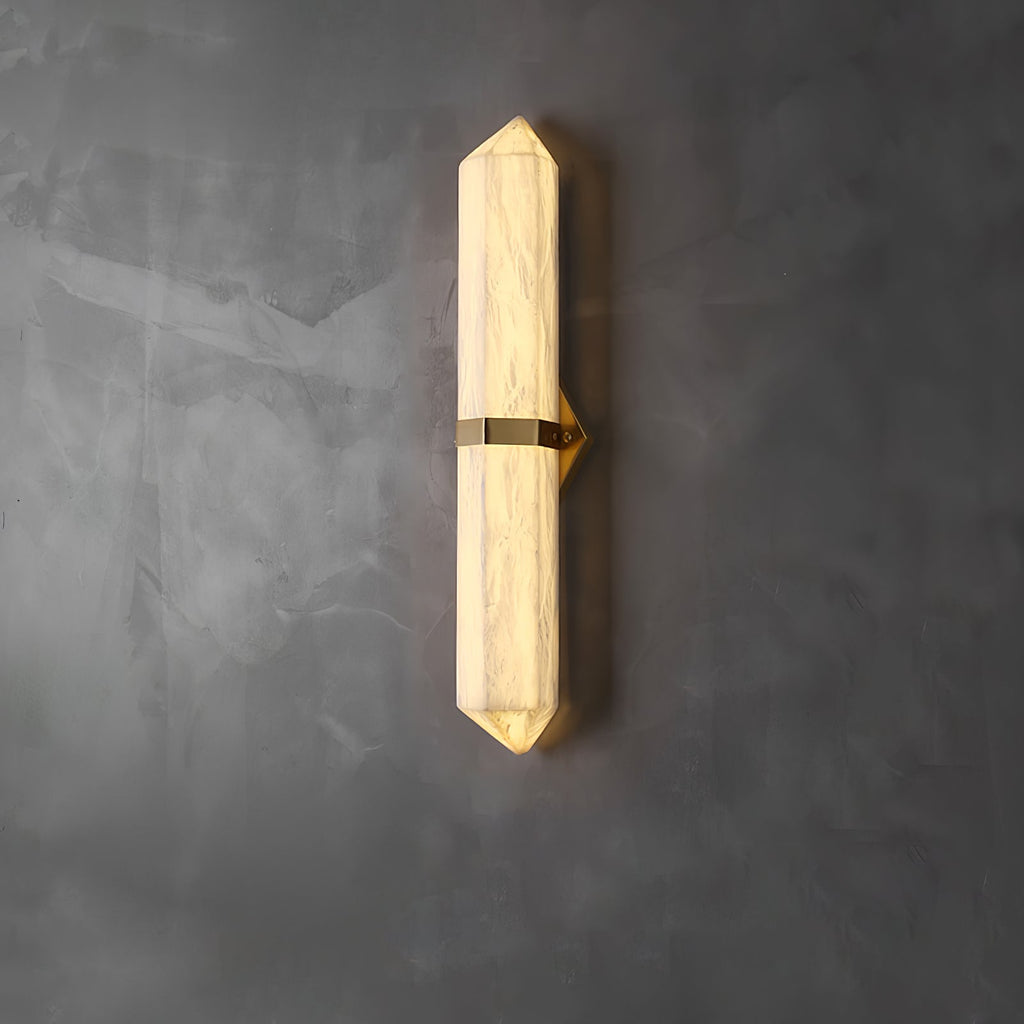 Lustra Applique Murale Alabastre Laiton pour Chambre - Neutralighting