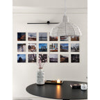 Veliraris Suspension Postmoderne en Métal et Bois De Luxe - Neutralighting