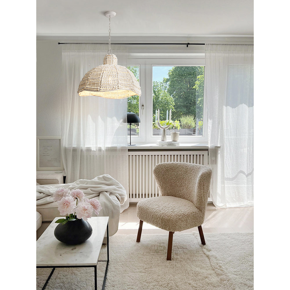 Veliraris Suspension Postmoderne en Métal et Bois De Luxe - Neutralighting