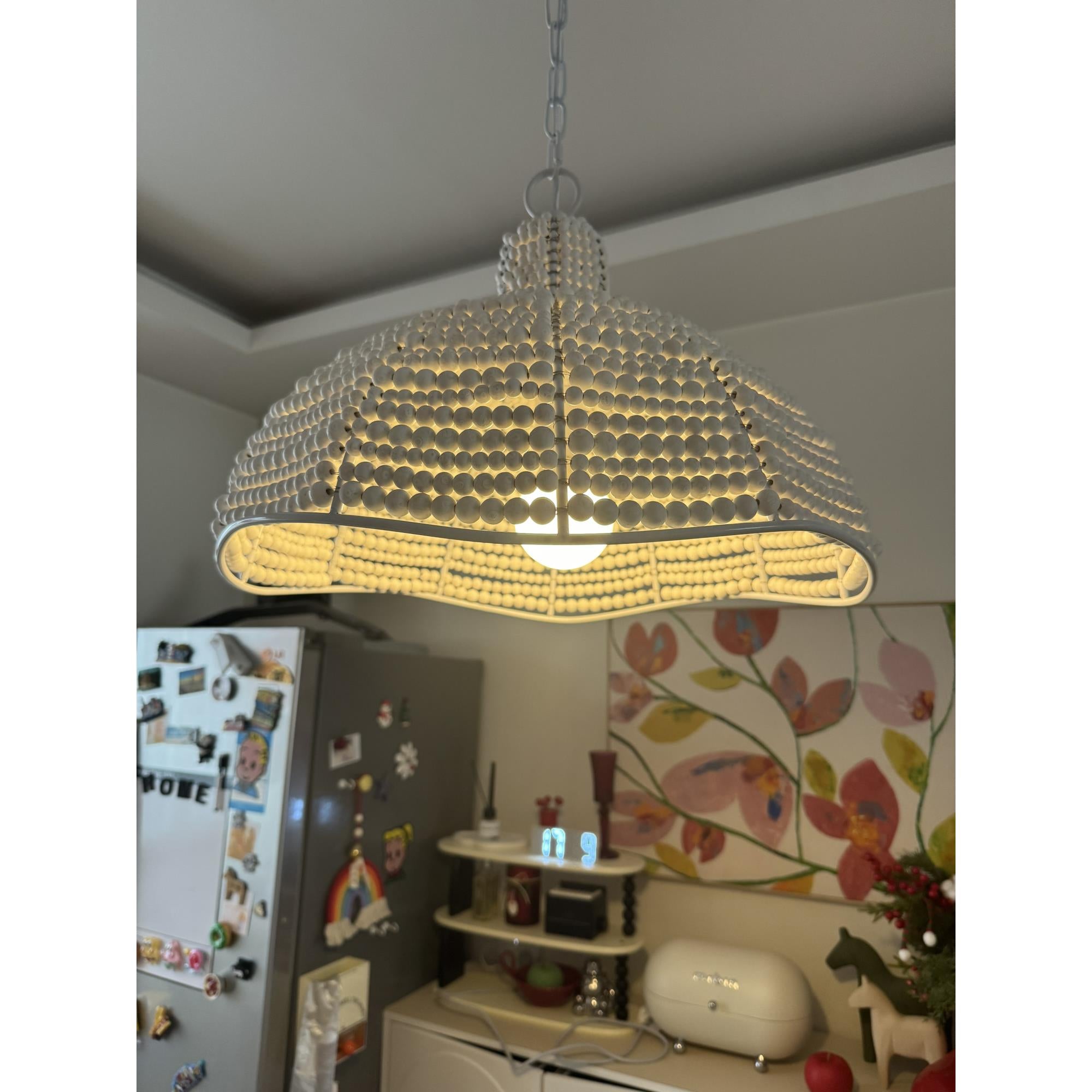 Veliraris Suspension Postmoderne en Métal et Bois De Luxe - Neutralighting