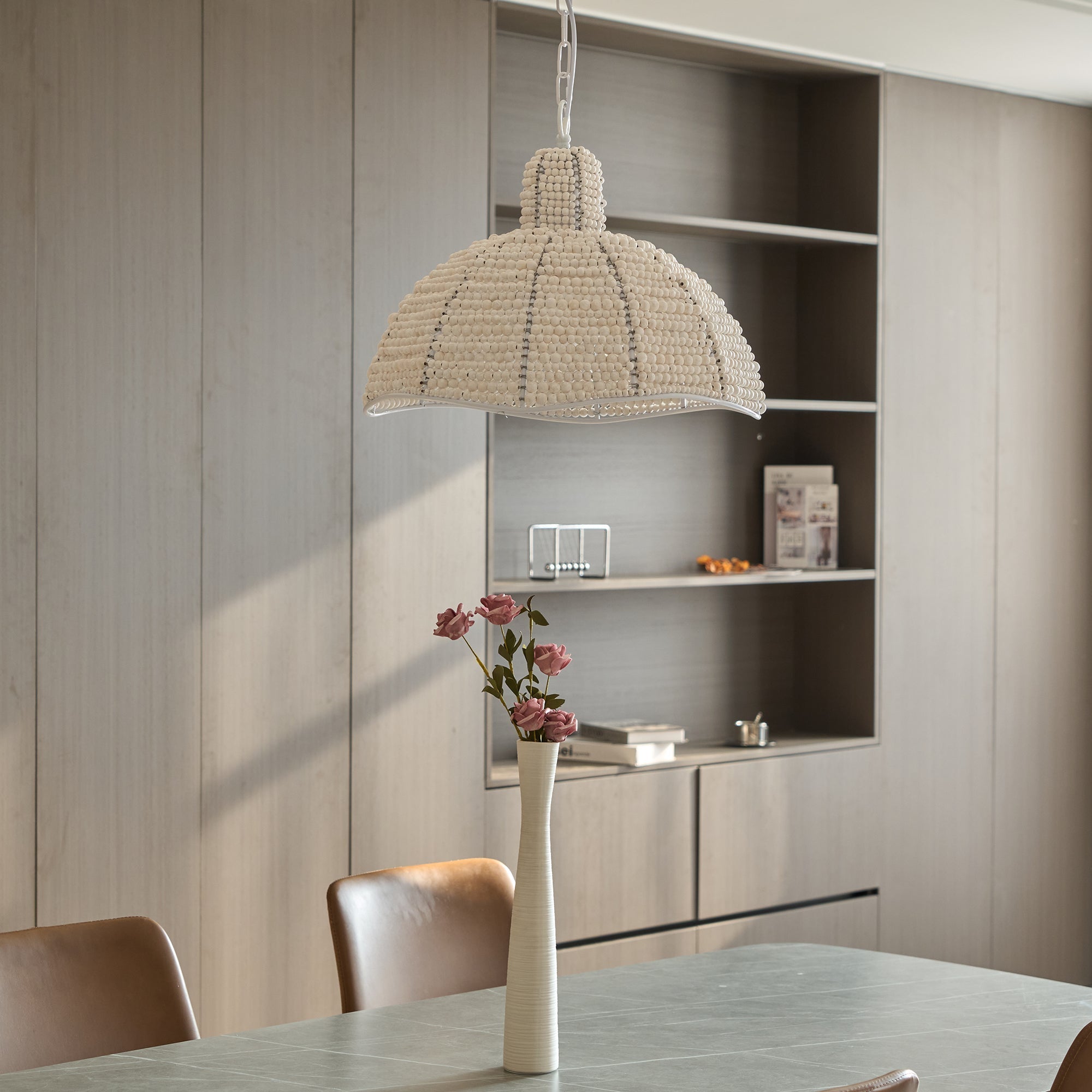 Veliraris Suspension Postmoderne en Métal et Bois De Luxe - Neutralighting