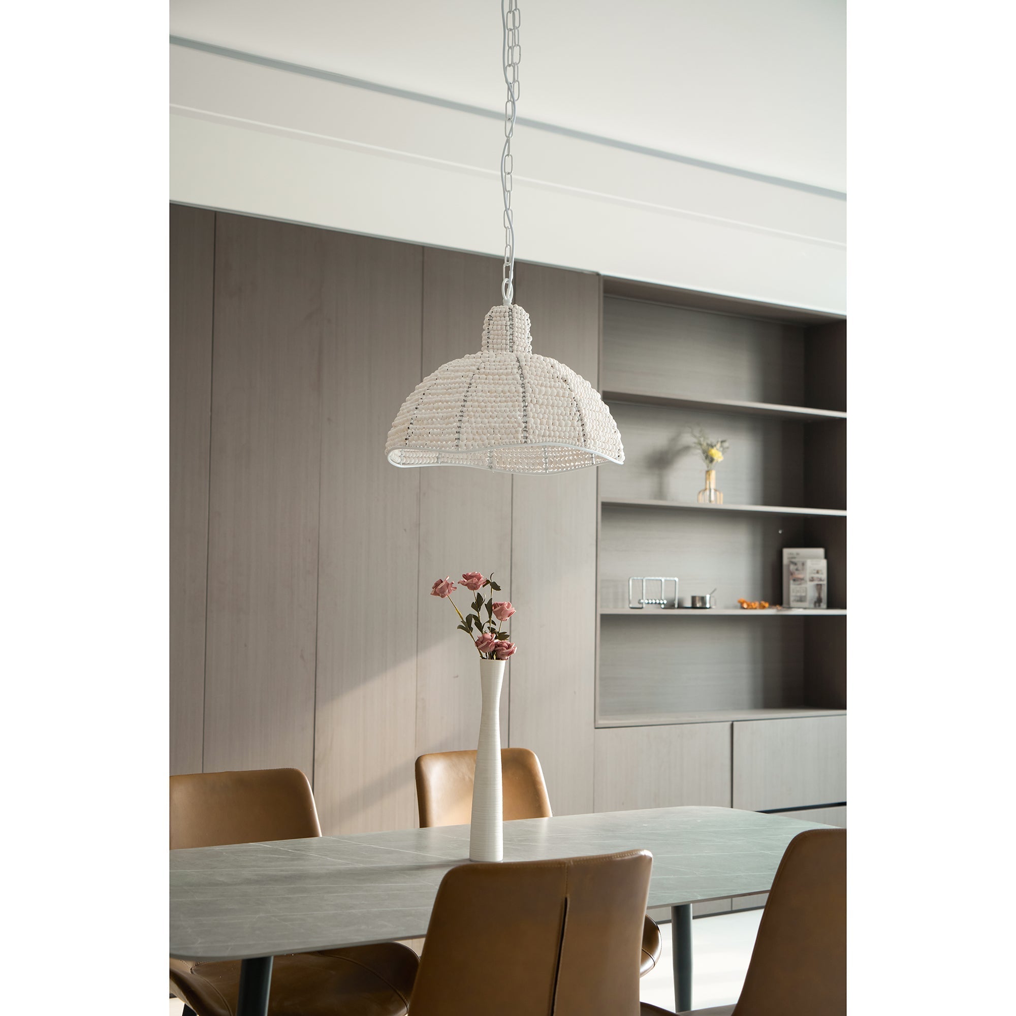 Veliraris Suspension Postmoderne en Métal et Bois De Luxe - Neutralighting