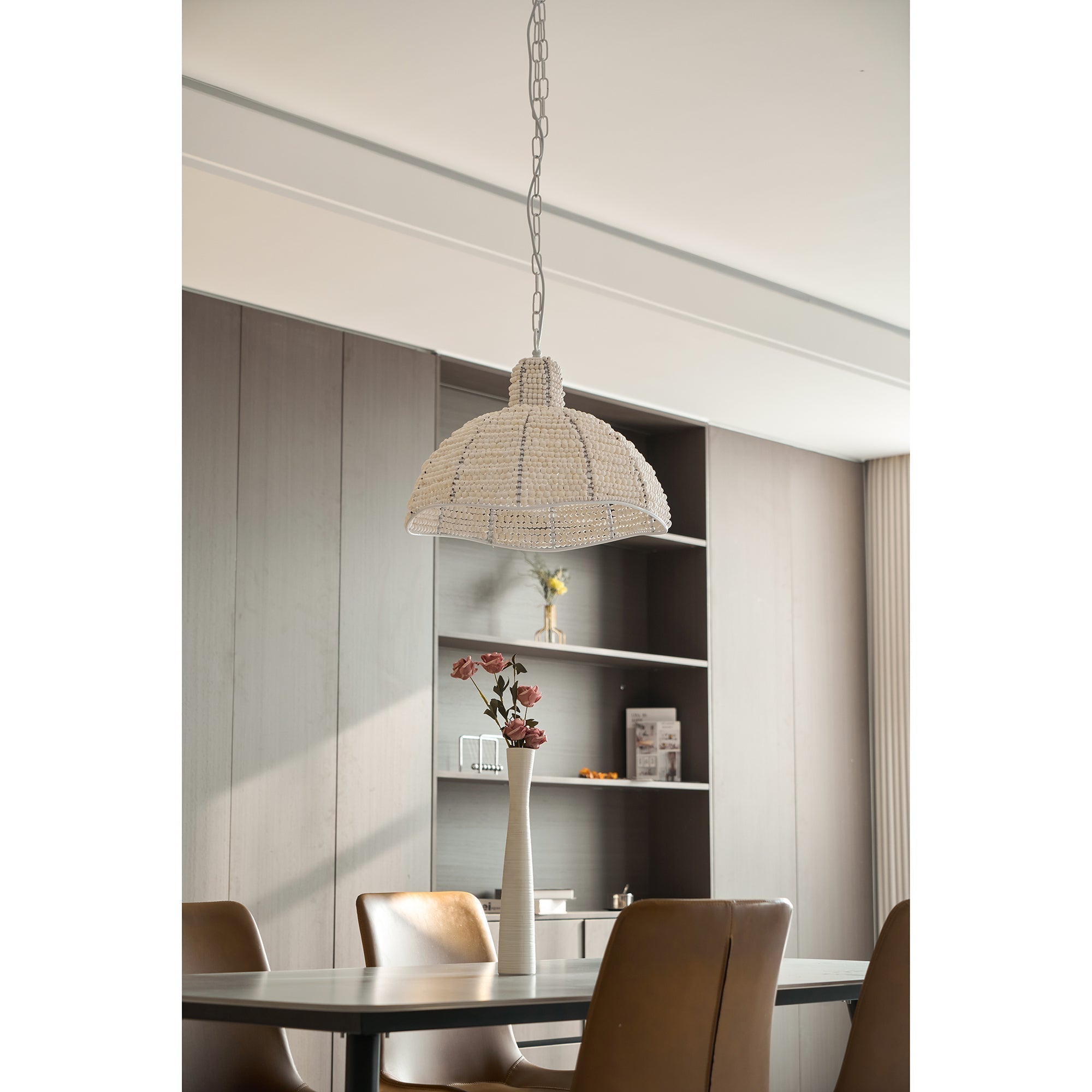 Veliraris Suspension Postmoderne en Métal et Bois De Luxe - Neutralighting