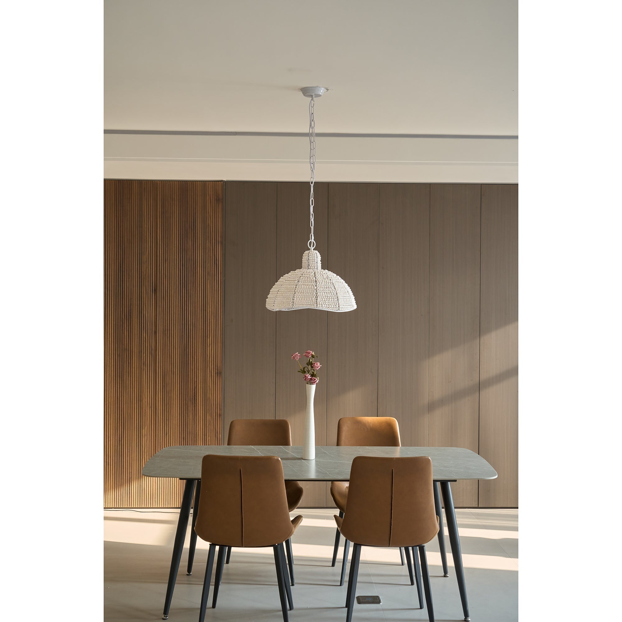 Veliraris Suspension Postmoderne en Métal et Bois De Luxe - Neutralighting