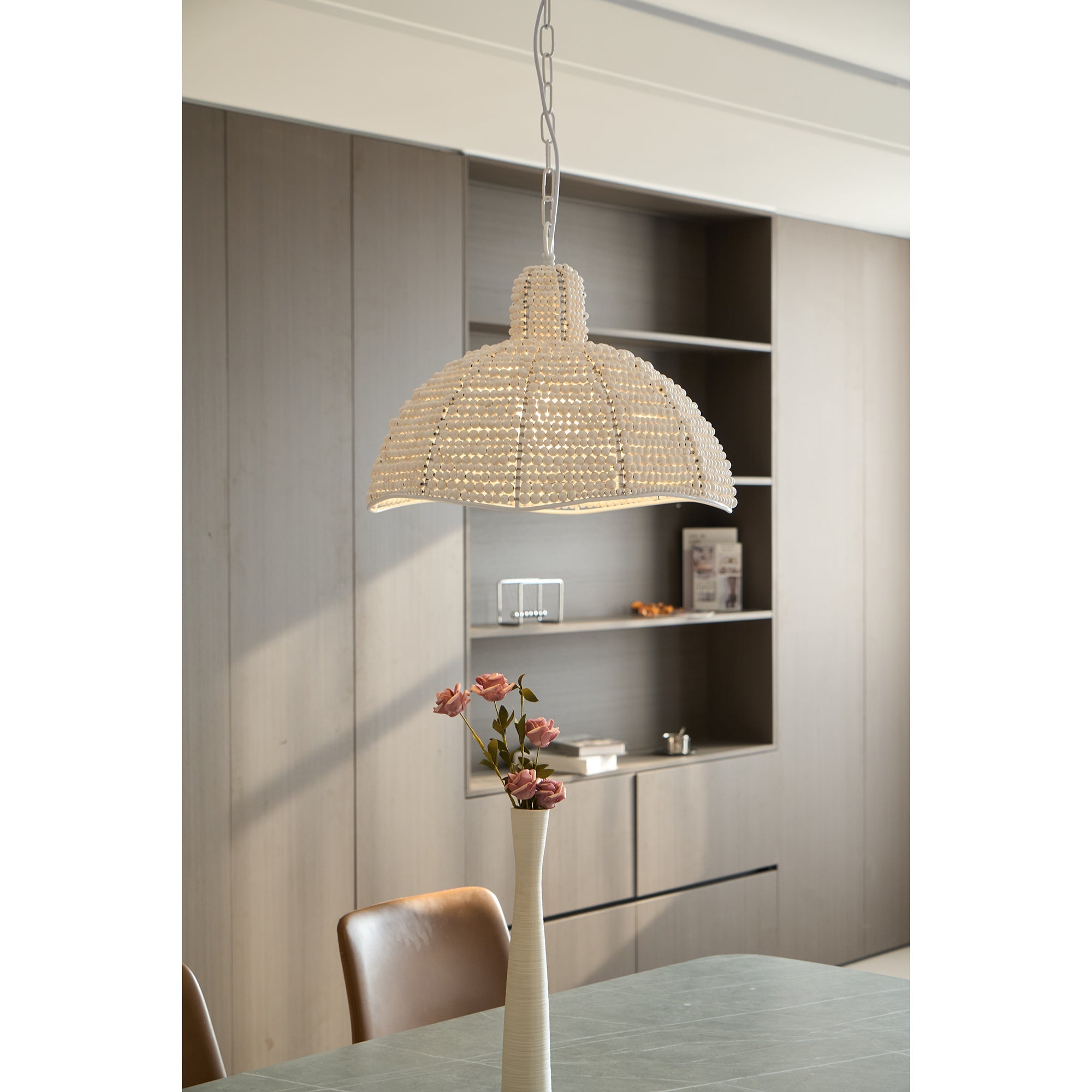 Veliraris Suspension Postmoderne en Métal et Bois De Luxe - Neutralighting