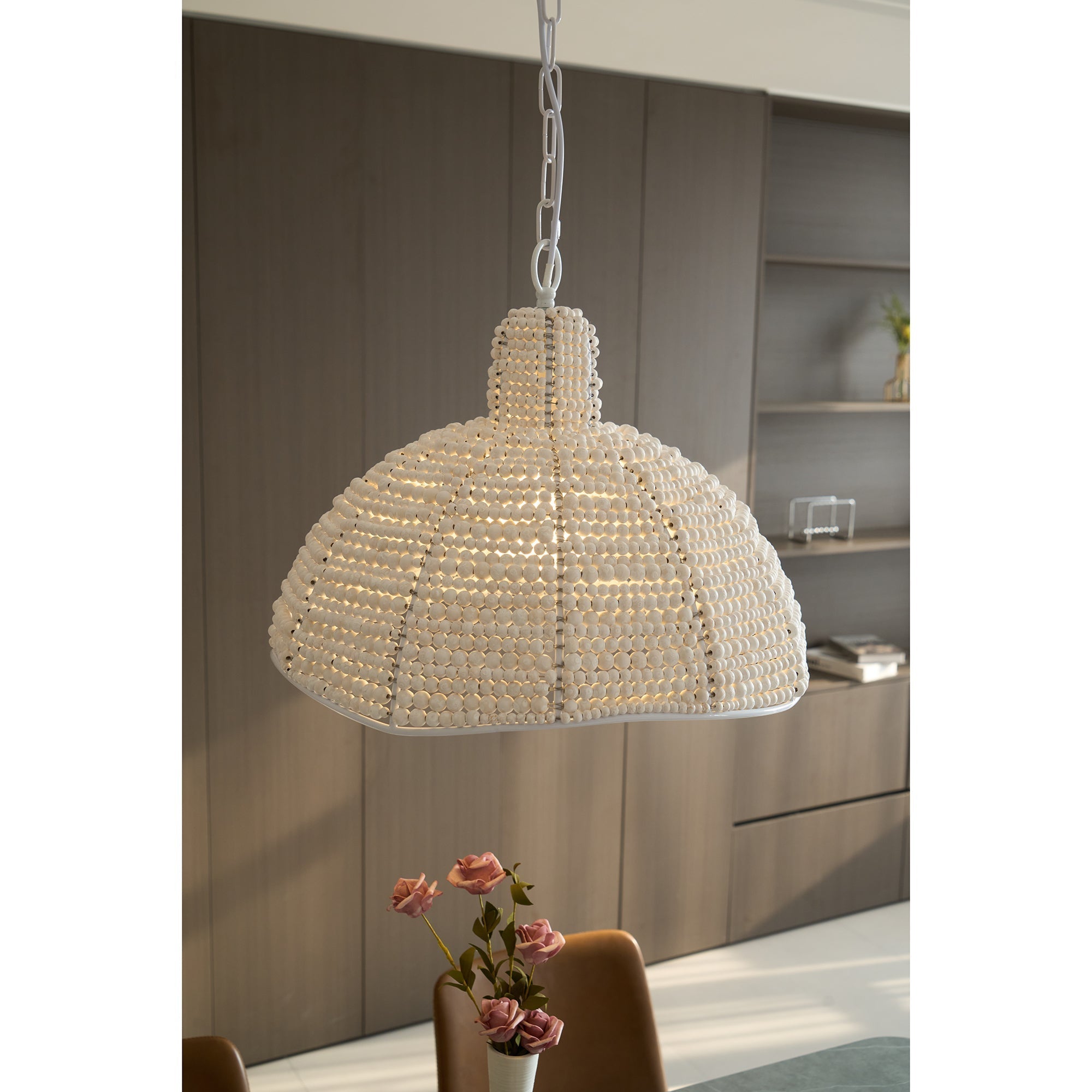 Veliraris Suspension Postmoderne en Métal et Bois De Luxe - Neutralighting