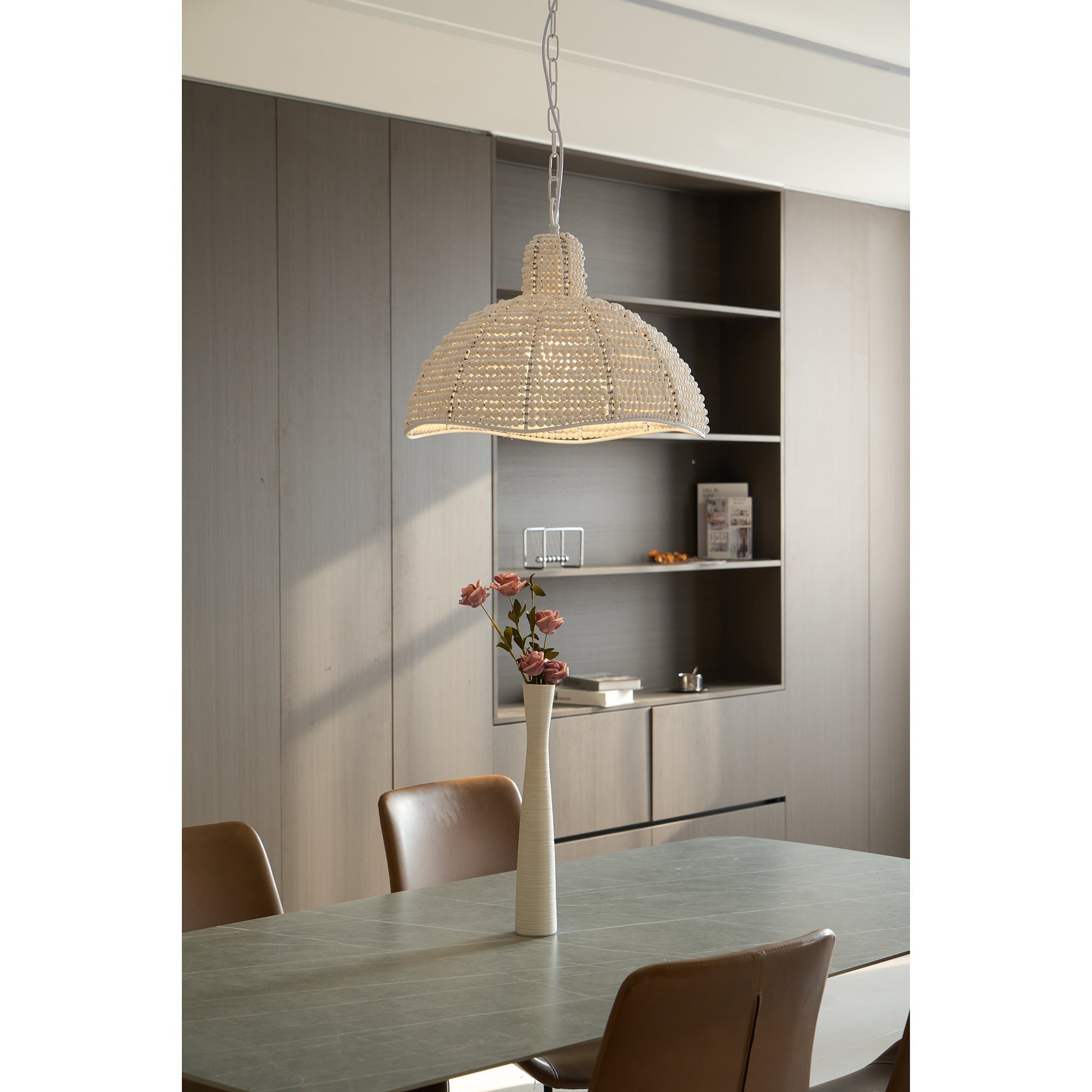 Veliraris Suspension Postmoderne en Métal et Bois De Luxe - Neutralighting