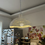 Veliraris Suspension Postmoderne en Métal et Bois De Luxe - Neutralighting