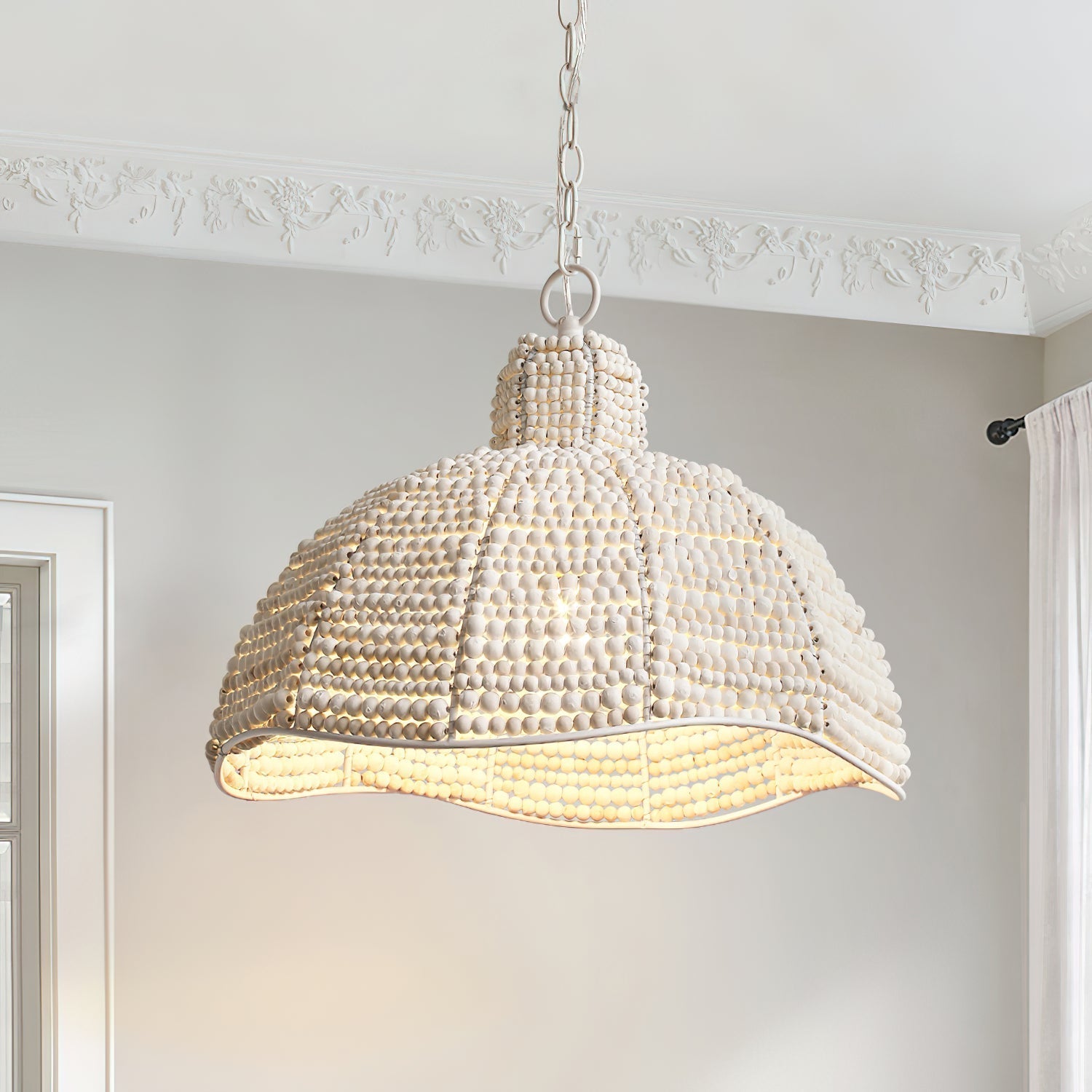 Veliraris Suspension Postmoderne en Métal et Bois De Luxe - Neutralighting