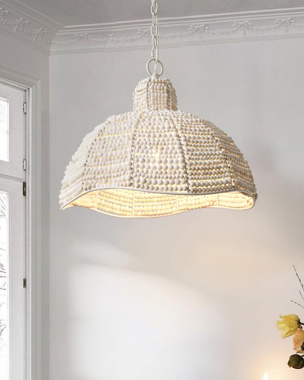 Beadora Lampe Pendante Contemporaine en Perles - Neutralighting