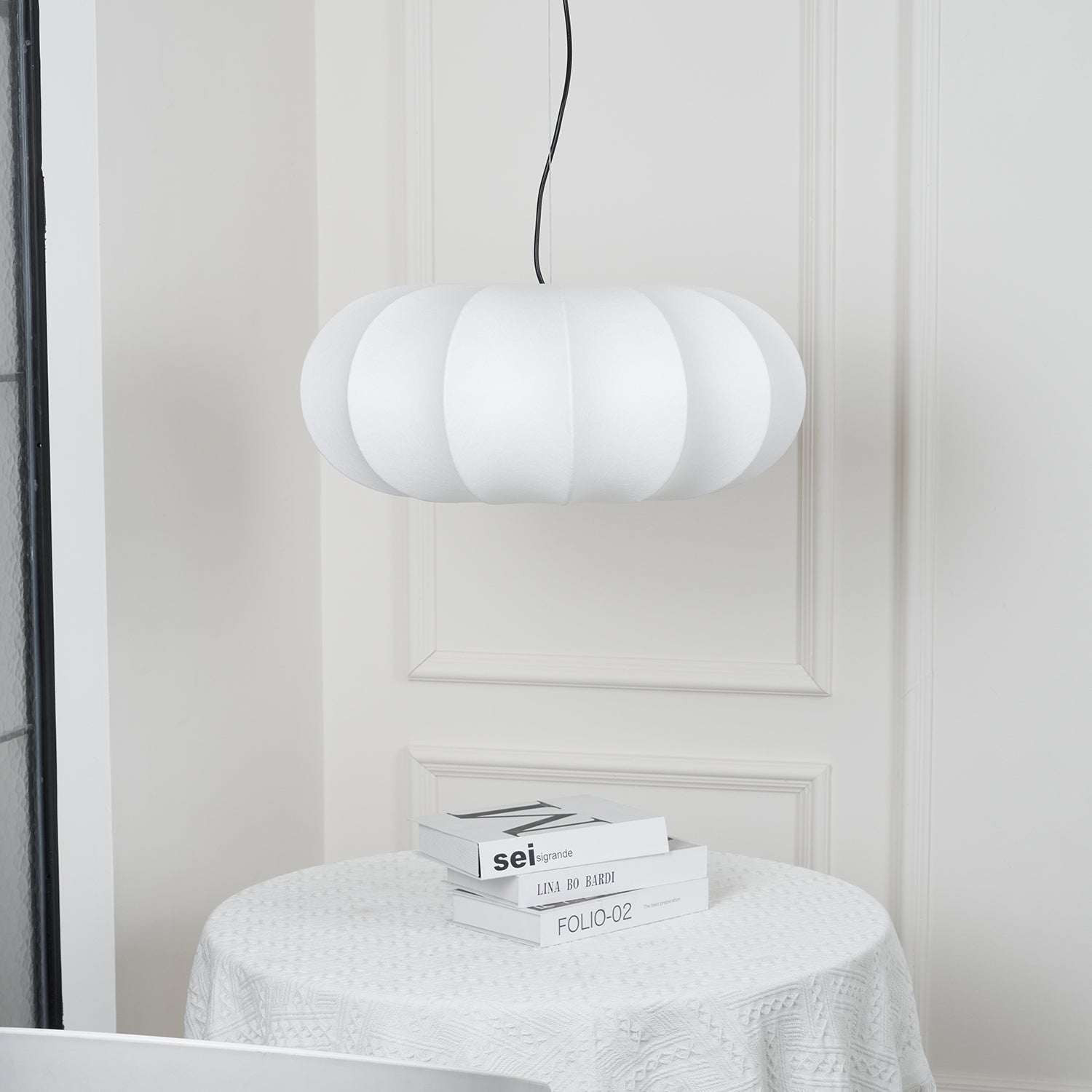 Kiyo Suspension Citrouille en Soie - Neutralighting