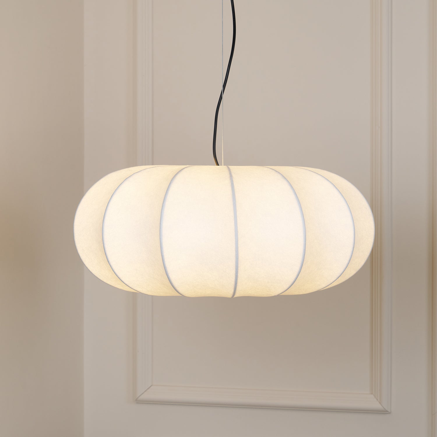 Vioren Lampe Pendante Traditionnelle en Soie - Neutralighting