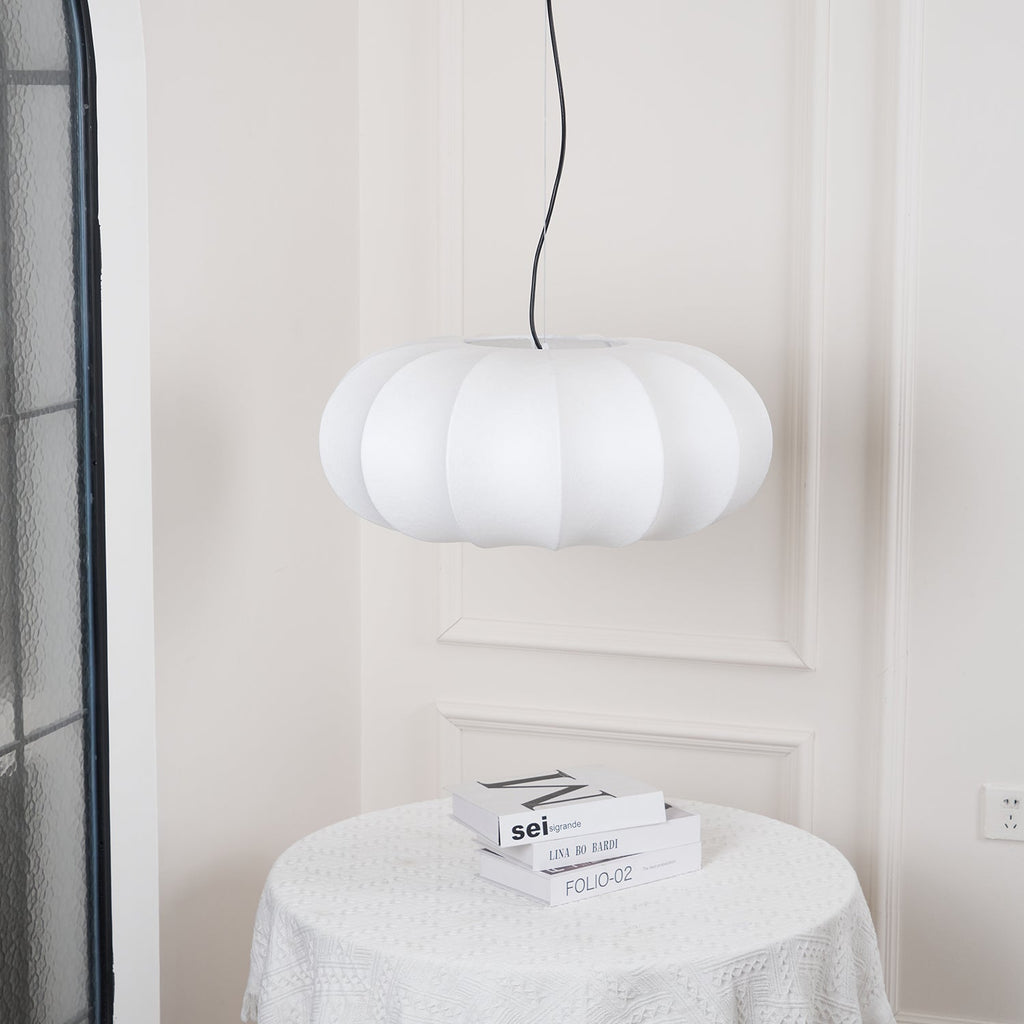 Vioren Lampe Pendante Traditionnelle en Soie - Neutralighting