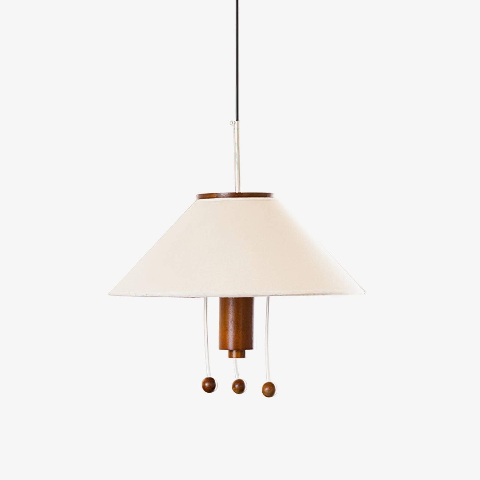 Zathee Nordic Art Classique Bois Tissu Pendentif Lampe - Neutralighting
