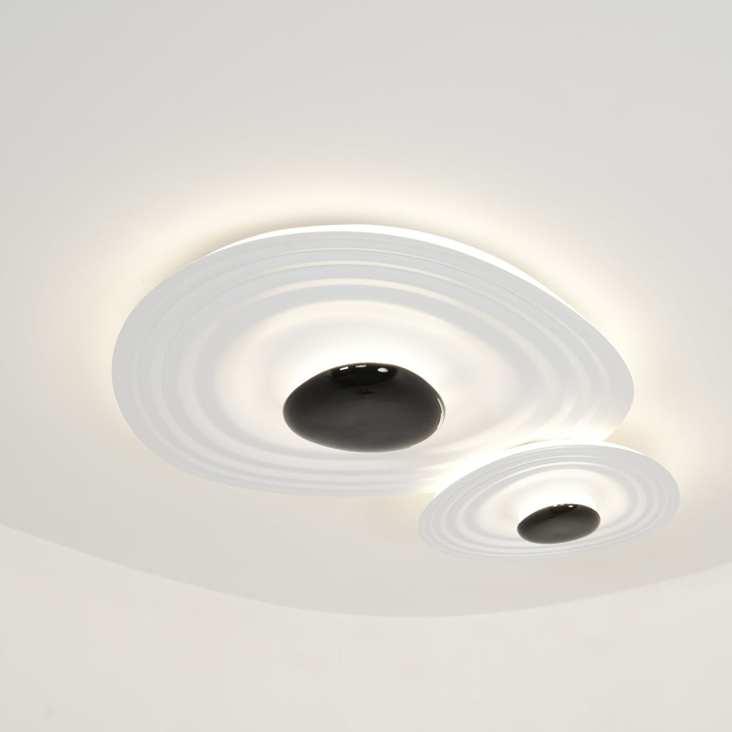 Solara Plafonnier Ripple Ring Sculptural Moderne - Neutralighting