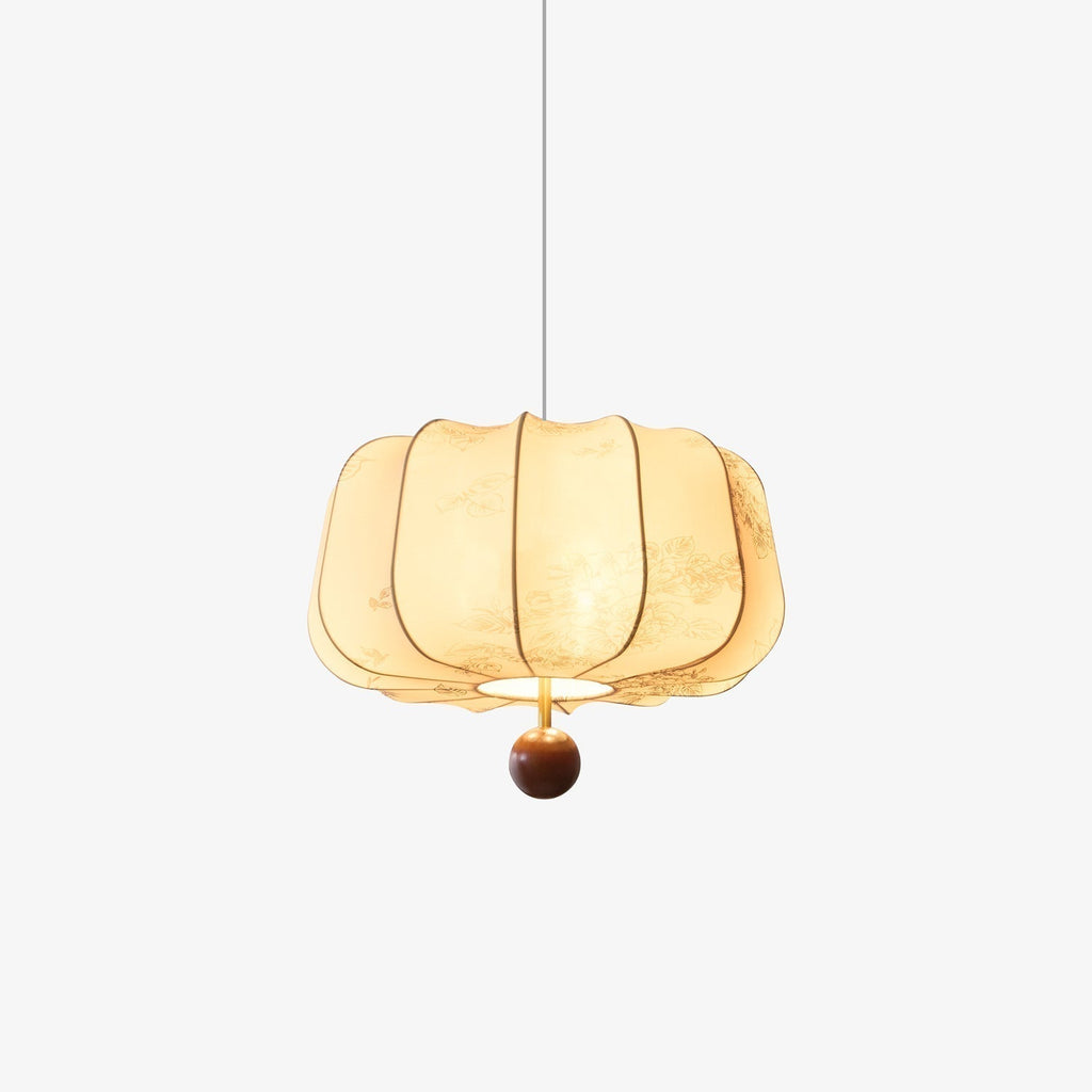 Valera Lampe Pendante en Bois et Tissu - Neutralighting