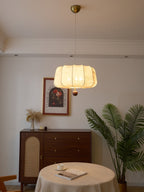 Valera Lampe Pendante en Bois et Tissu - Neutralighting