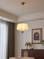 Valera Lampe Pendante en Bois et Tissu - Neutralighting