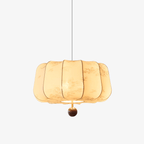 Valera Lampe Pendante en Bois et Tissu - Neutralighting