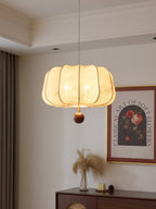 Valera Lampe Pendante en Bois et Tissu - Neutralighting