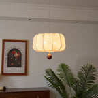 Valera Lampe Pendante en Bois et Tissu - Neutralighting
