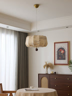 Valera Lampe Pendante en Bois et Tissu - Neutralighting