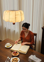 Valera Lampe Pendante en Bois et Tissu - Neutralighting