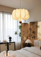 Valera Lampe Pendante en Bois et Tissu - Neutralighting