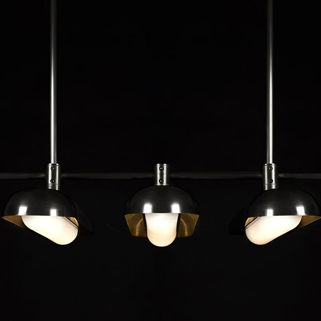 Lyvinaris Suspension linéaire géométrique en laiton - Neutralighting