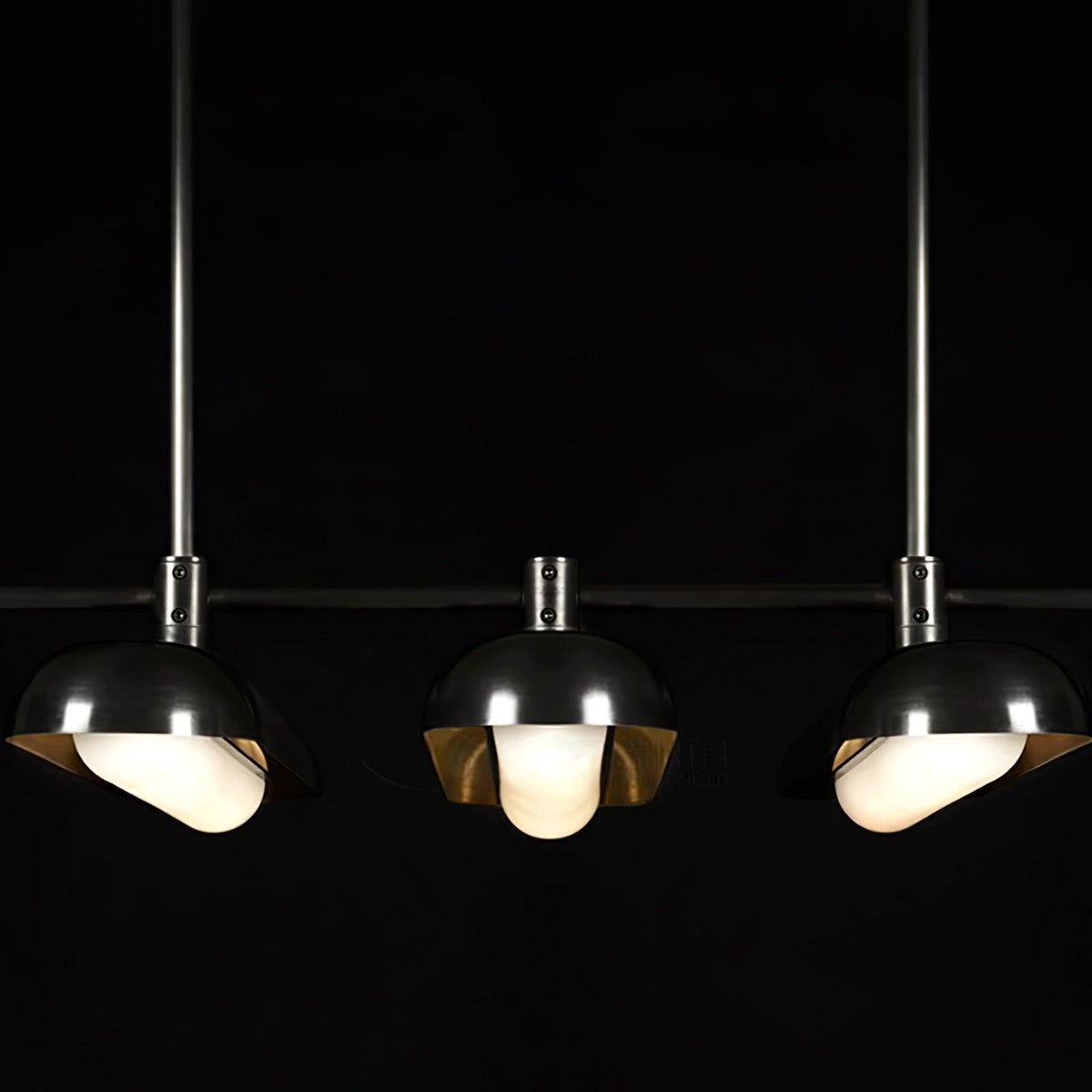 Lyvinaris Suspension linéaire géométrique en laiton - Neutralighting