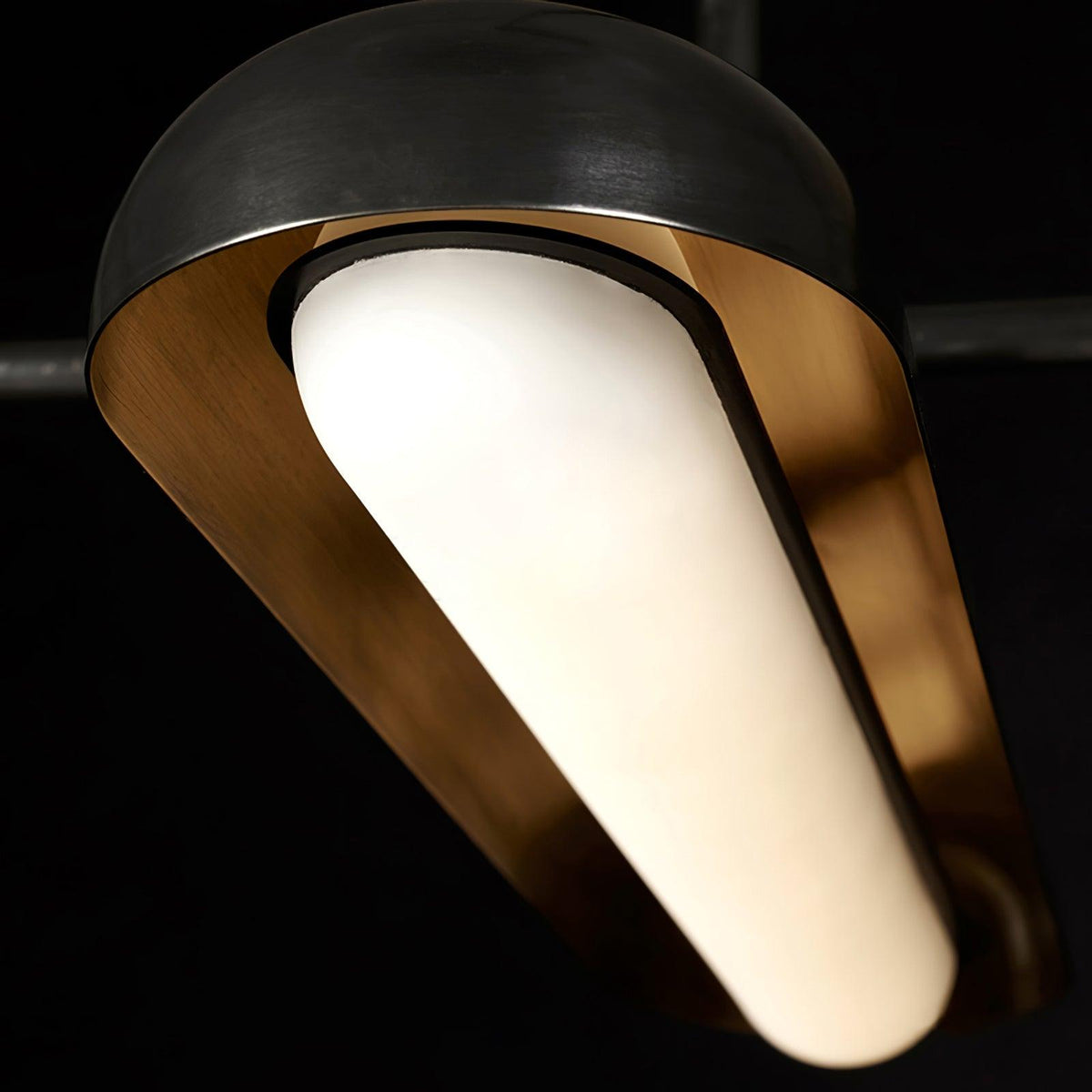 Lyvinaris Suspension linéaire géométrique en laiton - Neutralighting