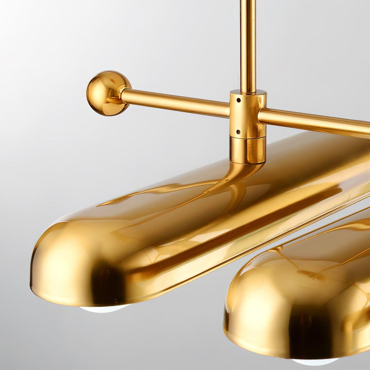 Lyvinaris Suspension linéaire géométrique en laiton - Neutralighting