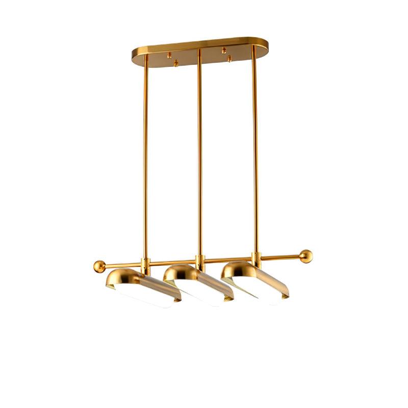 Lyvinaris Suspension linéaire géométrique en laiton - Neutralighting