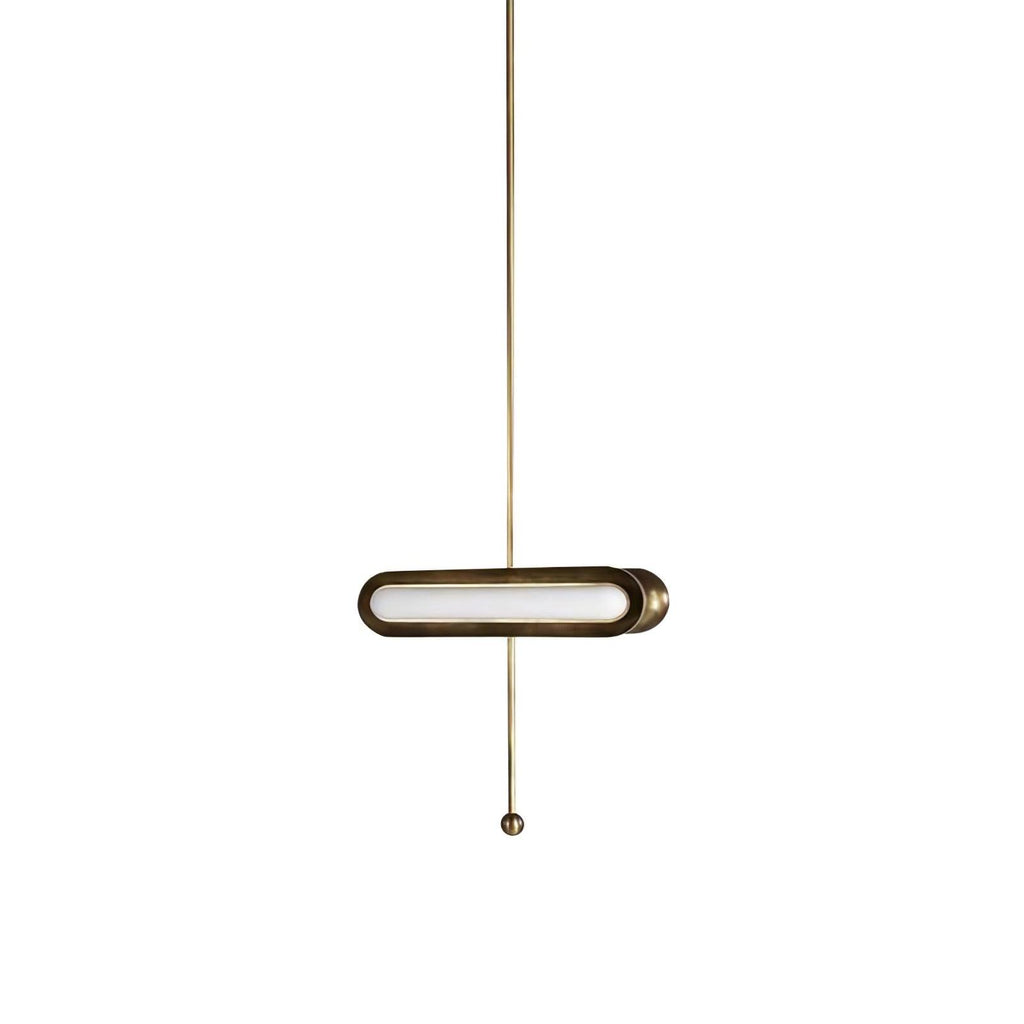 Lyvinaris Suspension linéaire géométrique en laiton - Neutralighting
