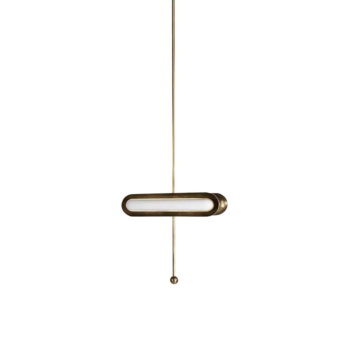 Lyvinaris Suspension linéaire géométrique en laiton - Neutralighting