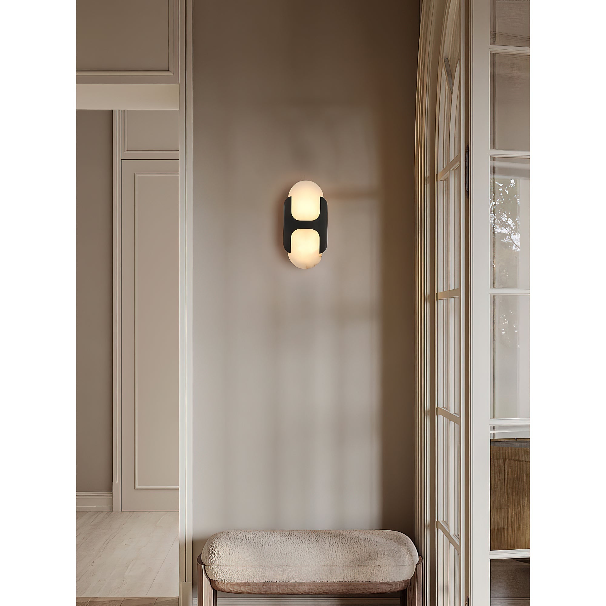 Lylaearis Applique Murale Moderne Minimaliste en Albâtre - Neutralighting