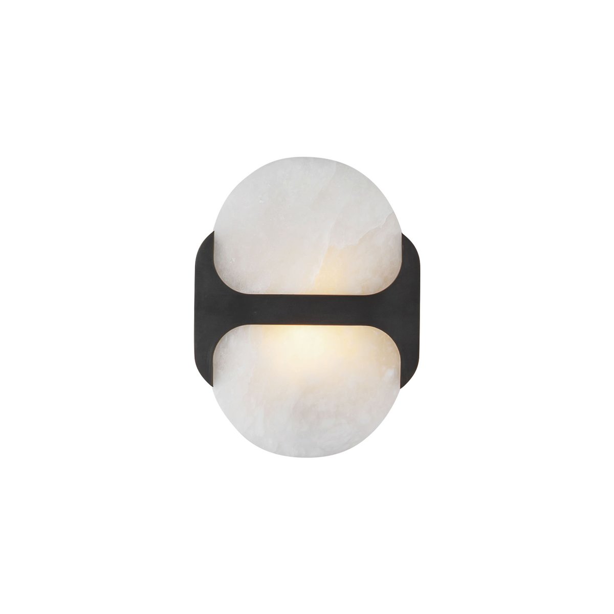 Ulthaora Applique murale à double globe en albâtre - Neutralighting