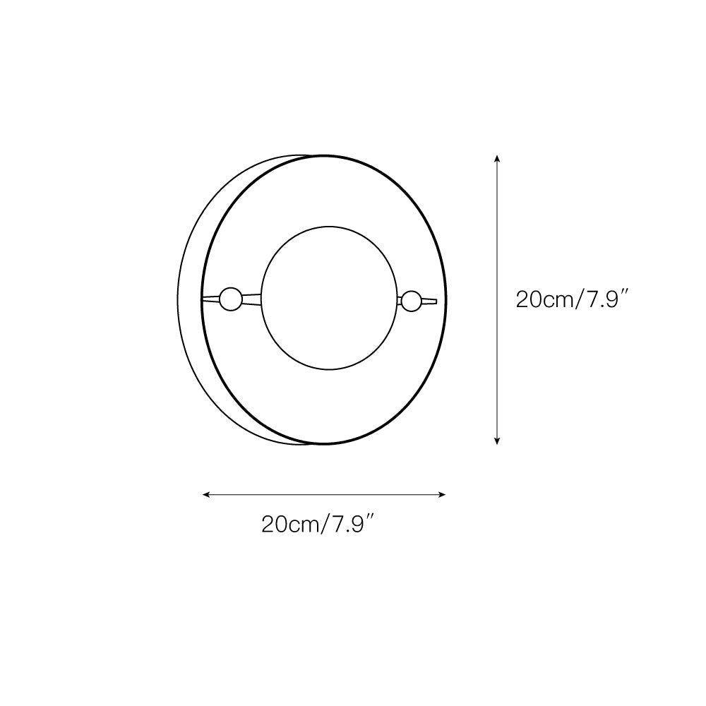 Evtala Applique Murale Moderne Minimaliste en Métal et Albâtre - Neutralighting