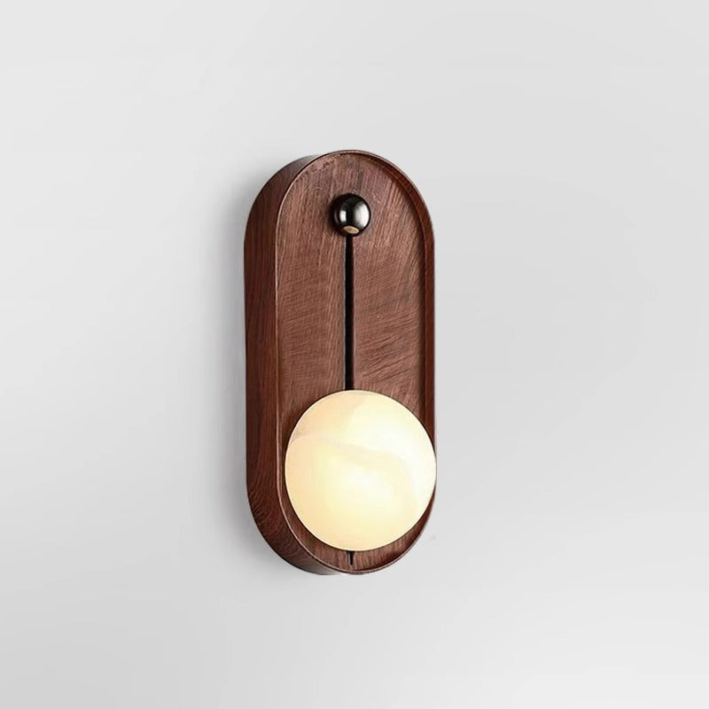 Evtala Applique Murale Moderne Minimaliste en Métal et Albâtre - Neutralighting