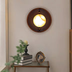 Evtala Applique Murale Moderne Minimaliste en Métal et Albâtre - Neutralighting